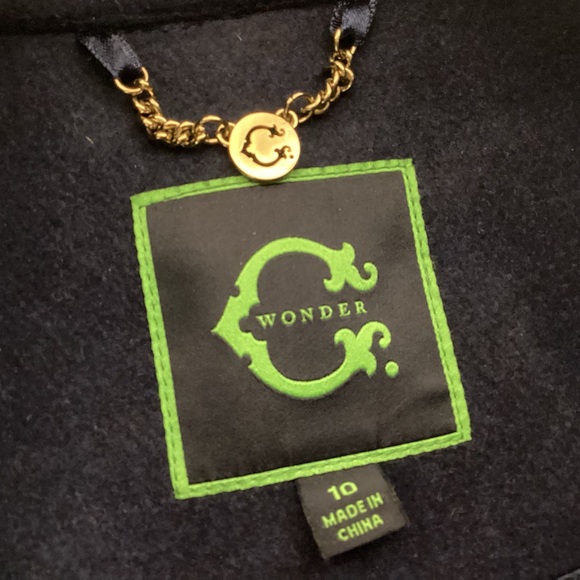 Wonder Women’s embroidered military style double breasted jacket size 10 - Picture 7 of 13